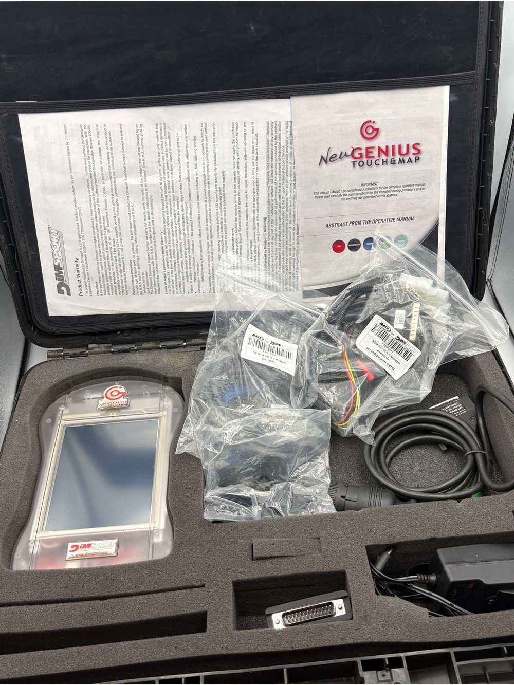 Dimsport New Genius Touch & Map Remapping Tool w/Adapters & Case